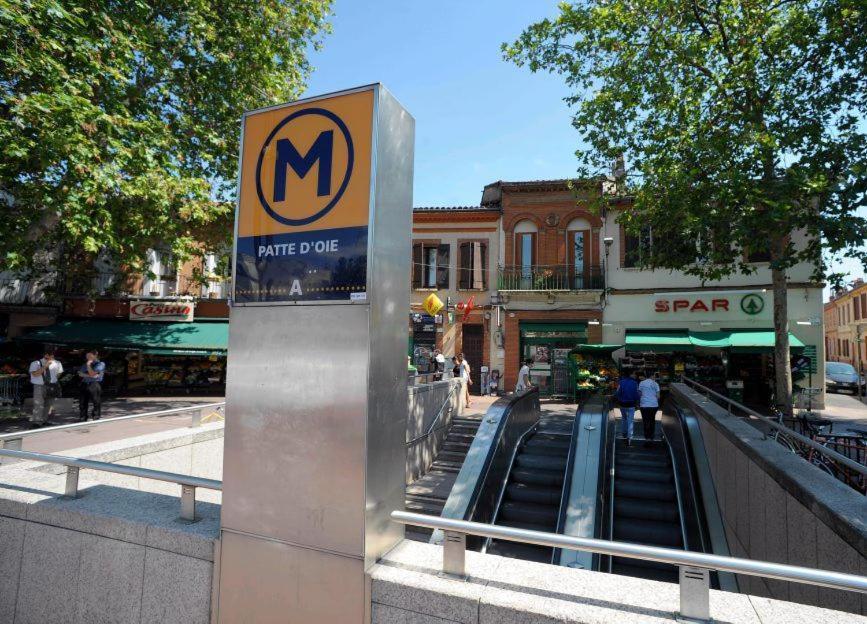 T3 Tout Confort Metro Patte D'Oie Toulouse Buitenkant foto
